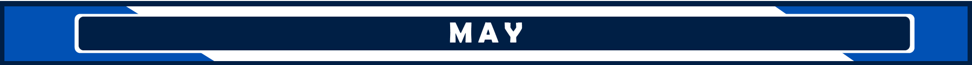 May Blue and white Banner